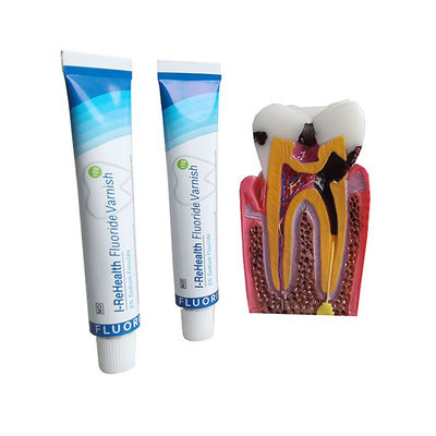 o verniz amarelo saboroso do fluoreto do melão de 10g /Piece para os dentes enverniza a proteção