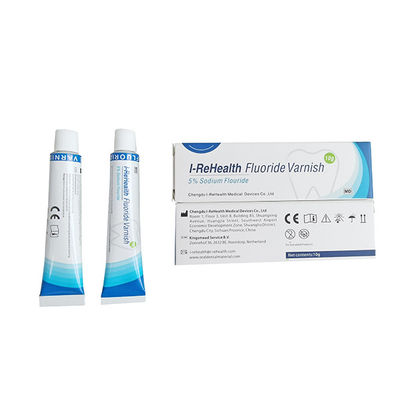 Fluoreto de secagem rápido de 15 segundos para envernizar a cor amarela para pediatra