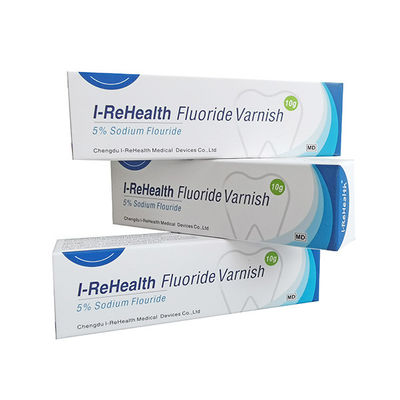 verniz amarelo do fluoreto de sódio de 10g /Piece 5% para a criança