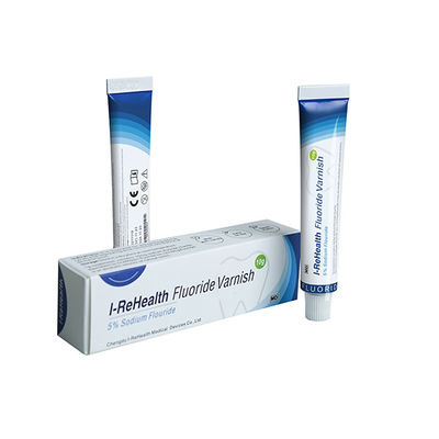 Verniz do fluoreto de sódio do sabor 5% do fruto do escritório 10ml para o tratamento pediatra do fluoreto