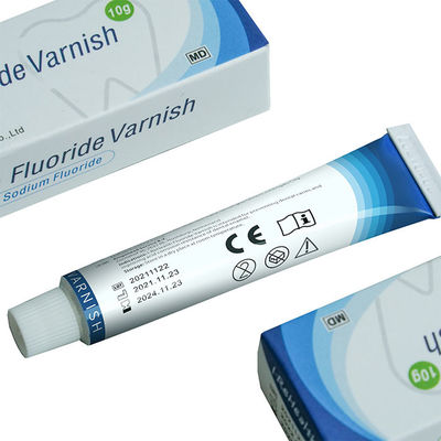 Verniz de flúor de sódio a 5% com sabor a melão, certificado CE ISO, para prevenção de cáries dentárias