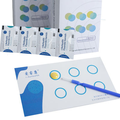 Verniz pediatra do fluoreto da odontologia do CE aplicado à prevenção 0.5g/Pouch da deterioração de dente