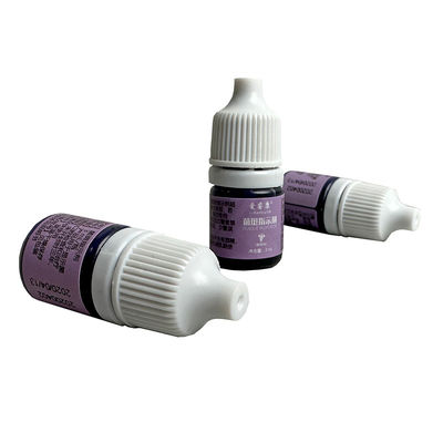 Embalagem de tingidura de duas cores do indicador 3Ml da chapa dental da cor roxa para crianças