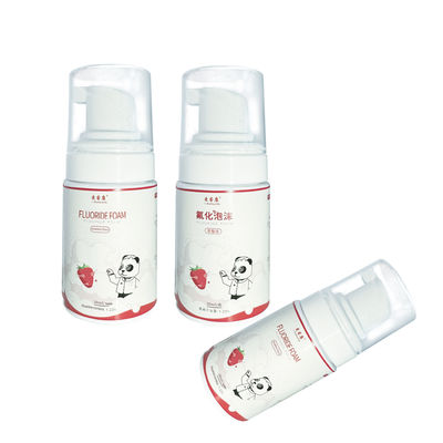 125 ml Tamanho da embalagem espuma de fluoreto dental tópica com sabor a morango