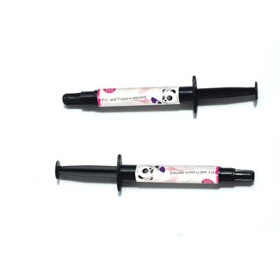 Cor de cura clara da descoloração 1.2g Pit And Fissure Sealant Pink para os dentes de deterioração