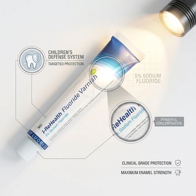 O fluoreto do ISO 10ml I-ReHealth do CE enverniza o sabor do melão do sódio de 5% para impede a cárie do dente