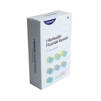 Verniz pediatra ajustado do fluoreto do verniz 0.5g 10 dentais do fluoreto do sódio de 5%