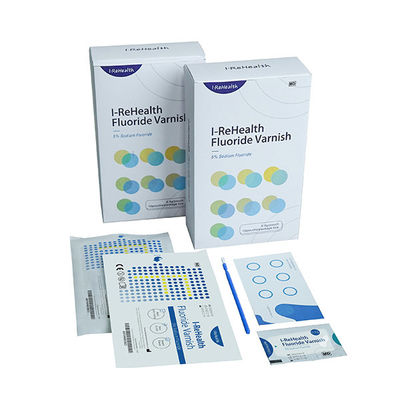 Verniz pediatra do fluoreto do sódio de 5% para a caixa da sensibilidade de dente 10PK/