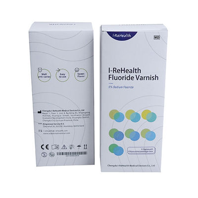 Verniz do fluoreto de sódio de 5% para a cura da sensibilidade de dentes 10-15s dos adultos