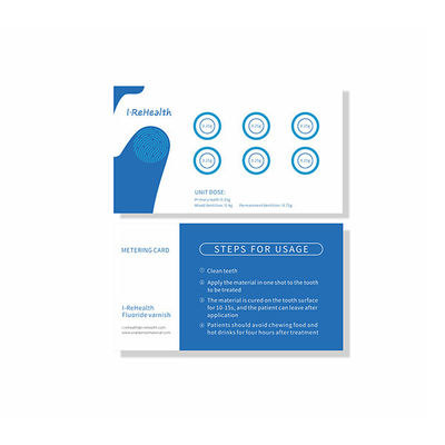 verniz do fluoreto de sódio de 0.5g/Bag 5% para os dentes sensíveis com Ce