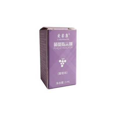 3ml dois colore o indicador da chapa para os dentes que limpam na higiene dental