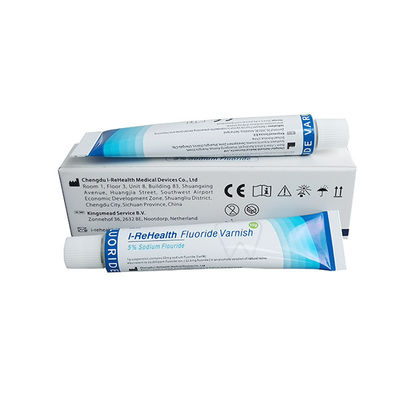 verniz branco do fluoreto do cheiro do melão de 10g /Unit para os dentes com ISO